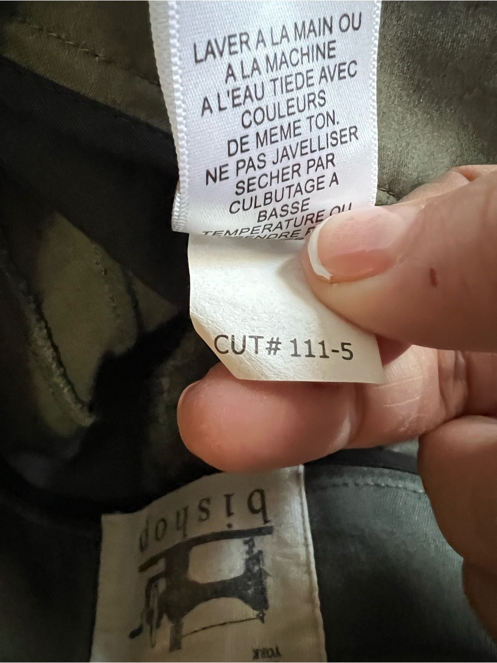 Bishop of Seventh Vintage Y2K Olive Green Low Rise Bootcut Flare Long Pants - Picture 11 of 11